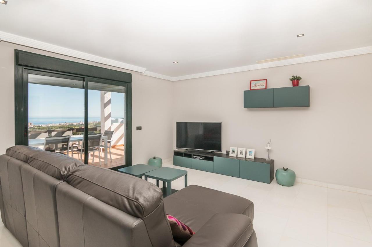 Апартаменты 2186-Luxury Sea View Penthouse In Casares Costa Экстерьер фото