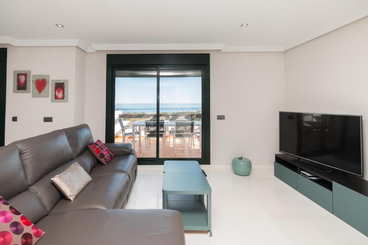 Апартаменты 2186-Luxury Sea View Penthouse In Casares Costa Экстерьер фото